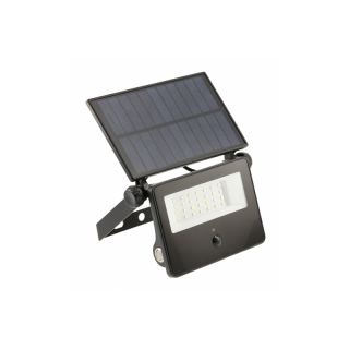 Naświetlacz solarny LUMOS II z czuj.ruchu i zmierzchu, LED, 2000lm, 6400K, 2600mAh wymienna, IP65  LD-LUMOSII-2000-64/GTV