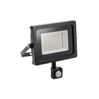 Naświetlacz z czuj.ruchu iNEXT, LED, 50W, 4000lm, 6400K, AC220-240V, IP65  LD-INEXT50W-64/GTV