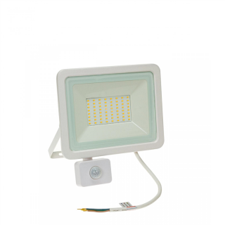 Noctis LUX 2 NaŚwietlacz 50W CW 230V IP44 212x206x35mm BiaŁy Czujnik Ruchu PIR  SLI029044CW_CZUJNIK/WOJ