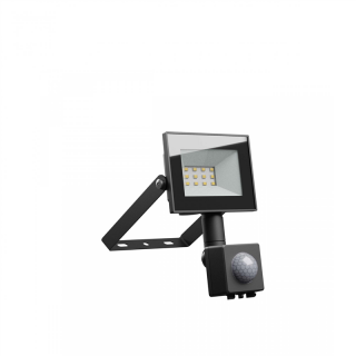 Noctis LUX 4 NaŚwietlacz 10W CW 230V IP44 94x150x53mm Czarny Czujnik Ruchu PIR  SLI029070CW_CZUJNIK_PW/WOJ