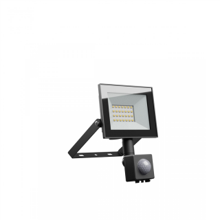 Noctis LUX 4 NaŚwietlacz 20W NW 230V IP44 116x174x53mm Czarny Czujnik Ruchu PIR  SLI029071NW_CZUJNIK_PW/WOJ