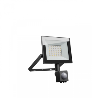 Noctis LUX 4 NaŚwietlacz 30W NW 230V IP44 141x185x53mm Czarny Czujnik Ruchu PIR  SLI029072NW_CZUJNIK_PW/WOJ
