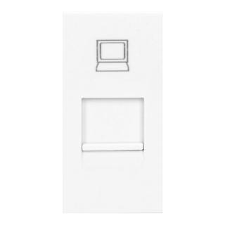 NOEN RJ45, gniazdo modułowe 22,5x45mm RJ45 cat 5e, białe  OR-GM-9010/W/RJ45/ORN