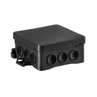 NS6 Puszka naścienna fastbox 85x85x40mm kolor czarny z hakiem (dodatkowo)  35346107/SIM