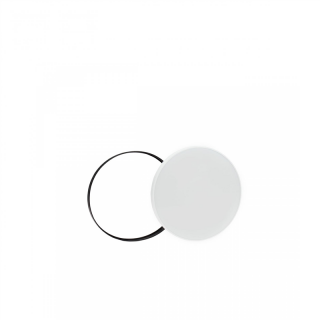 Nymphea Black  White Rings 24W CW 230V 115st IP54 Fi320x52 BiaŁy/czarny OkrĄgŁa  SLI031035CW_PW/WOJ