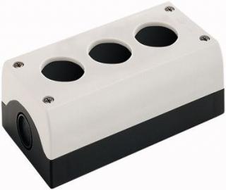 Obudowa kasety 3-otworowa 22mm szara IP67, M22-I3; 216538, EATON ELECTRIC  216538/EAT
