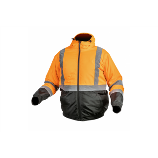 OKER kurtka ostrzegawcza ocieplana pomarańczowa XL (54)  HT5K331-XL/GTV