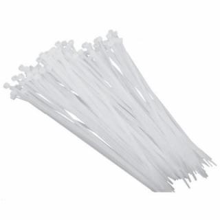 Opaski kablowe 140x3,6mm biały, CT 140-3,6 (opk=100szt.)  TOOCW014003601/RAD