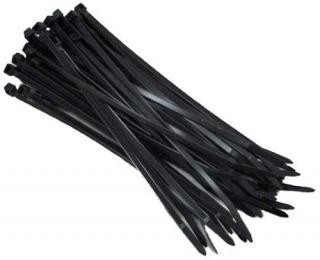 Opaski kablowe 300x3,6mm czarny, CT 300-3,6-C (opk=100szt.)  TOOCB0300036BE/RAD