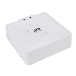 Oprawa Awaryjna Skaler Kwadratowa 3w Optyka Korytarzowa Ip40 Autotest 1h Cnbop  C91-SKL-S-3SC-AT1H-CNBOP/BMK