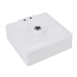 Oprawa Awaryjna Skaler Kwadratowa 3w Optyka Skupiająca Ip40 Autotest 3h Cnbop  C91-SKL-S-3SO-AT3H-CNBOP/BMK