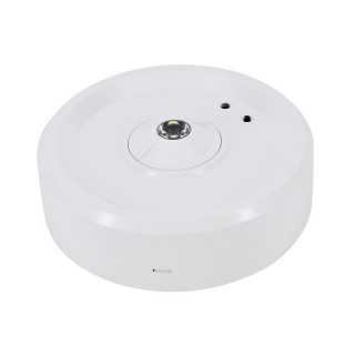 Oprawa Awaryjna Skaler Okrągła 3w Optyka Skupiająca Ip40 Autotest 3h Cnbop  C91-SKL-R-3SO-AT3H-CNBOP/BMK