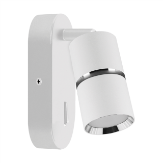 Oprawa dekoracyjna DIOR WLL GU10 WHITE/CHROME  04269/IDE