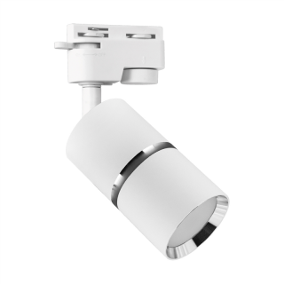 Oprawa do zamontowania na szynoprzewodzie DIOR TRA GU10 WHITE/CHROME  04255/IDE