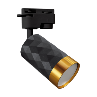 Oprawa do zamontowania na szynoprzewodzie MATA TRA GU10 BLACK/GOLD  04086/IDE