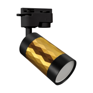 Oprawa do zamontowania na szynoprzewodzie PIANO TRA GU10 GOLD/BLACK  04091/IDE