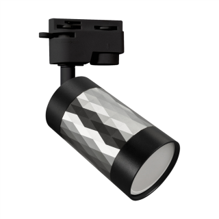 Oprawa do zamontowania na szynoprzewodzie PIANO TRA GU10 SILVER/BLACK  04092/IDE