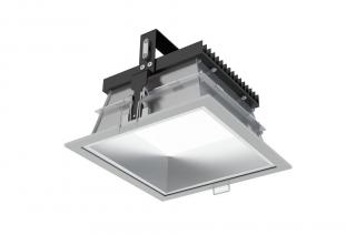 Oprawa downlight LED QUADRA DK.LED 215 20W 3000K 2300lm, dyfuzor opalowy, wersja ON/OFF, kolor SMG  5710002/ESS