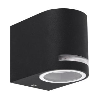 Oprawa elewacyjna IP54 na żarówki LED GU10 max 35W, wymiary 80x70x90mm, czarna, FOREST GU10 C; 03011, STRUHM  03011/IDE