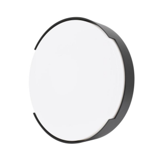 Oprawa Elewacyjna Valant 16w 3000k 1120lm Ip65 250x62mm Okrągła Grafit  C25-EL1-R-016GR-3K/BMK