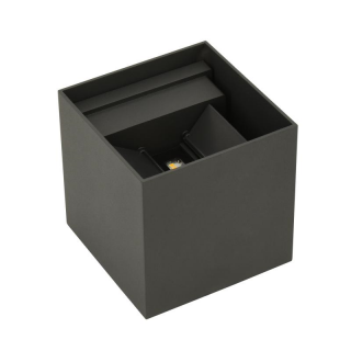 Oprawa Elewacyjna Valit 12w 4000k 1100lm Ip65 100x100x100 Kwadratowa Grafit  C25-EL2-KS-205GR-4K/BMK