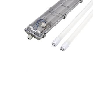 Oprawa hermetyczna IP65, 120cm ze świetlówkami LED 2x 18W 1800lm 4000K; MAXLED  5903271844982/MXL