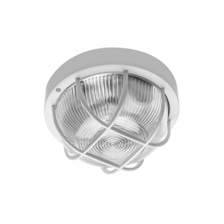 Oprawa kanałowa IBIZA, E27, max. 40W, AC220-240V, IP44, z kratką, biały  OS-IBKR060-00/GTV