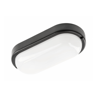 Oprawa kanałowa KODO, LED, 12W, 1080lm, 4000K, AC180-250V, IP54, IK08, owalna, czarny  LD-KD12WOV-NB-10/GTV