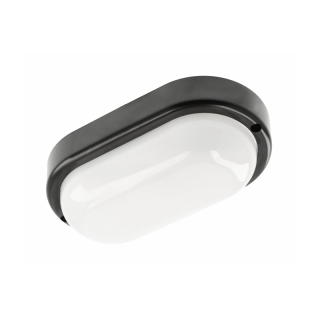 Oprawa kanałowa KODO, LED, 8W,720lm, 4000K, AC180-250V, IP54, IK08, owalna, czarny  LD-KD08WOV-NB-10/GTV