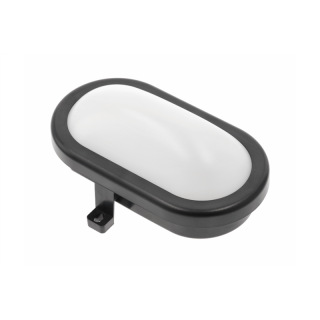 Oprawa kanałowa OVALIO, LED, 5W, 500lm, 4000K, AC180-250V, IP54, czarny  LD-OVALW5W10-NW/GTV