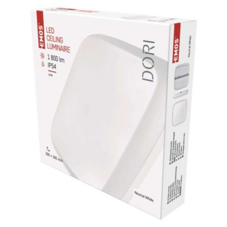 Oprawa LED kwadratowa DORI 18W IP54 neutralna biel  ZM4313/EMO