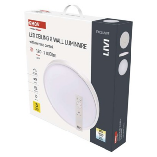 Oprawa LED LIVI 40 cm, 30 W, ciepła-zimna biel, ściemnialna, z pilotem  ZM5162/EMO