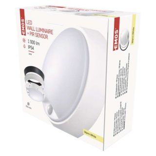 Oprawa LED ZURI okrągła PIR 14W IP54 ciepła biel  ZM3131/EMO