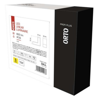 Oprawa liniowa LED ORTO LCON 8W, biała neutralna  ZALL/EMO