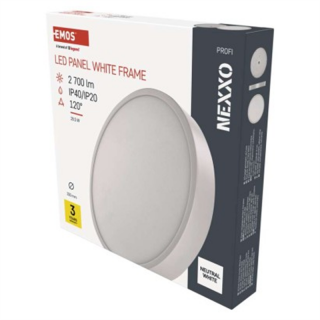 Oprawa powierzchniowa LED NEXXO, okrągła, biała, 28,5W, neutralna biel  ZM5155/EMO
