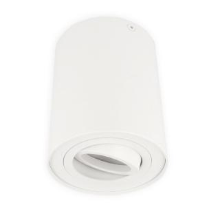 Oprawa ROLLO , natynkowa punktowa okrągła ruchoma biały mat; h=125mm, fi 96mm LED LINE  249693/LDN