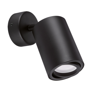 Oprawa ścienno-sufitowa BEMOL SPT GU10 BLACK  03534/IDE