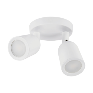 Oprawa ścienno-sufitowa BOGNA GU10 2C WHITE  03984/IDE