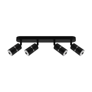 Oprawa ścienno-sufitowa DIOR SPT GU10 4L BLACK/CHROME  04266/IDE