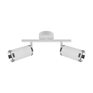 Oprawa ścienno-sufitowa FRIDA SPT GU10 2I WHITE/CHROME  04200/IDE
