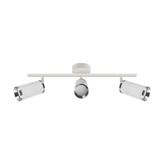 Oprawa ścienno-sufitowa FRIDA SPT GU10 3I WHITE/CHROME  04202/IDE