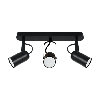 Oprawa ścienno-sufitowa LOFTA GU10 3L BLACK  04395/IDE