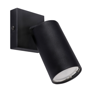 Oprawa ścienno-sufitowa MANAM GU10 1D BLACK  03763/IDE