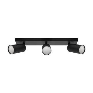 Oprawa ścienno-sufitowa MANAM GU10 3L BLACK  03765/IDE