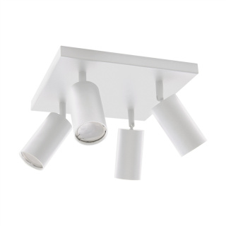Oprawa ścienno-sufitowa MANAM GU10 4D WHITE  03762/IDE