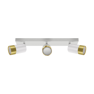 Oprawa ścienno-sufitowa PUZON SPT GU10 3L WHITE/GOLDEN  04279/IDE