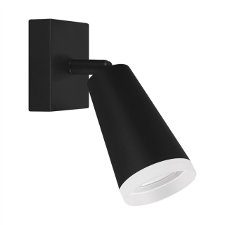 Oprawa ścienno-sufitowa SANA GU10 1D BLACK  04142/IDE