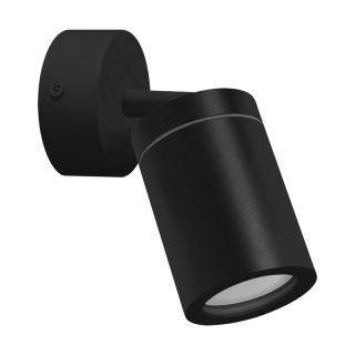 Oprawa ścienno-sufitowa TENOR GU10 1C BLACK  04069/IDE