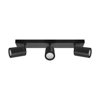 Oprawa ścienno-sufitowa TENOR GU10 3L BLACK  04073/IDE