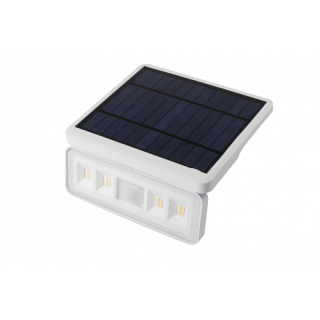 Oprawa solarna z czuj.ruchu i zmierzchu DAVOS, LED, 1000lm, 4000K, 2000mAh, IP54, biały  LD-DAVOS-1000-00/GTV